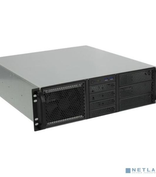 Корпус Procase RE306-D3H9-C-48 3U server case,3x5.25+9HDD,черный,без блока питания,глубина 480мм,MB CEB 12"x10.5"