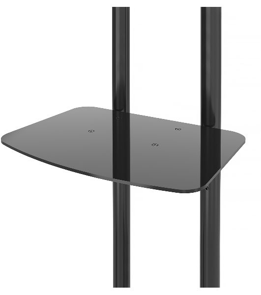 Стойка для телевизора Cactus CS-ST31 черный 37"-75" макс.81.6кг напольный мобильный