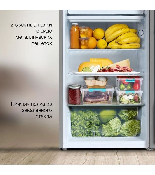 Холодильник Hyundai CO1003 серебристый однокамерный 93л