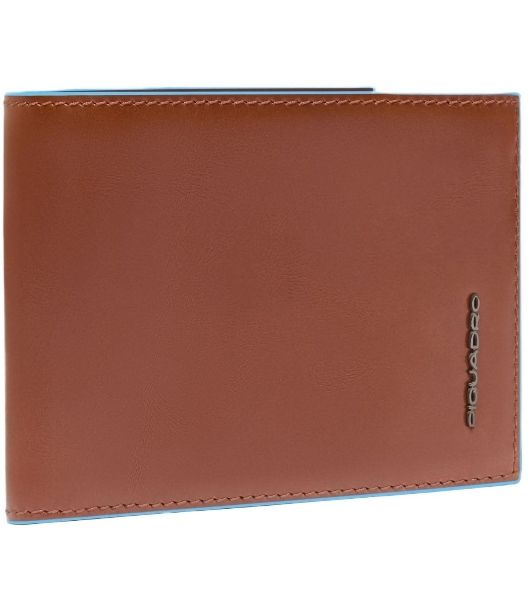 Картхолдер Piquadro Blue Square PP2762B2R/M каштановый, натуральная кожа