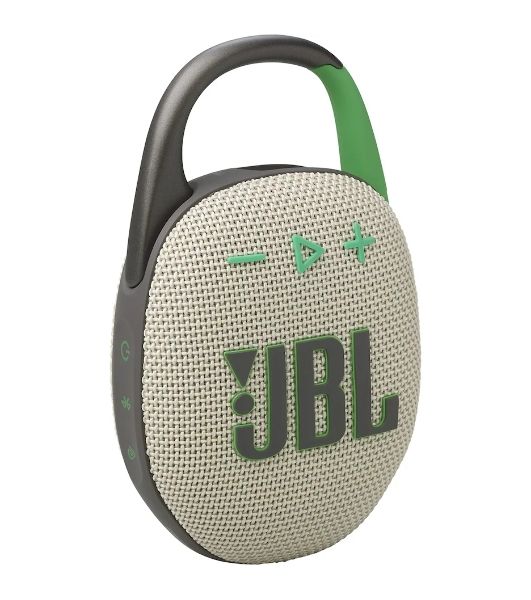 Колонка портативная JBL Clip 5 песочный 7W Mono BT 10м 1400mAh