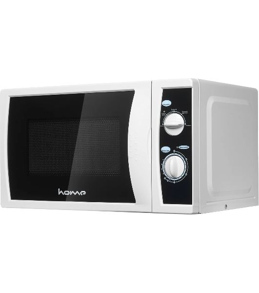 Микроволновая печь HOME HMM208AW белый, 20 л, 800 Вт, переключатели - поворотный механизм