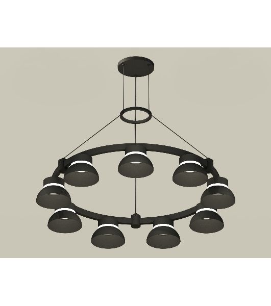 Светильник Ambrella light XR92051701/9 SBK/FR черный песок/белый матовый GX53 (A9205, C9242, N8141)