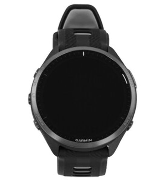 Умные часы Garmin Forerunner 965, 1.4" AMOLED, Wi-Fi, Bluetooth, NFC, GPS, 50м, черный / серый
