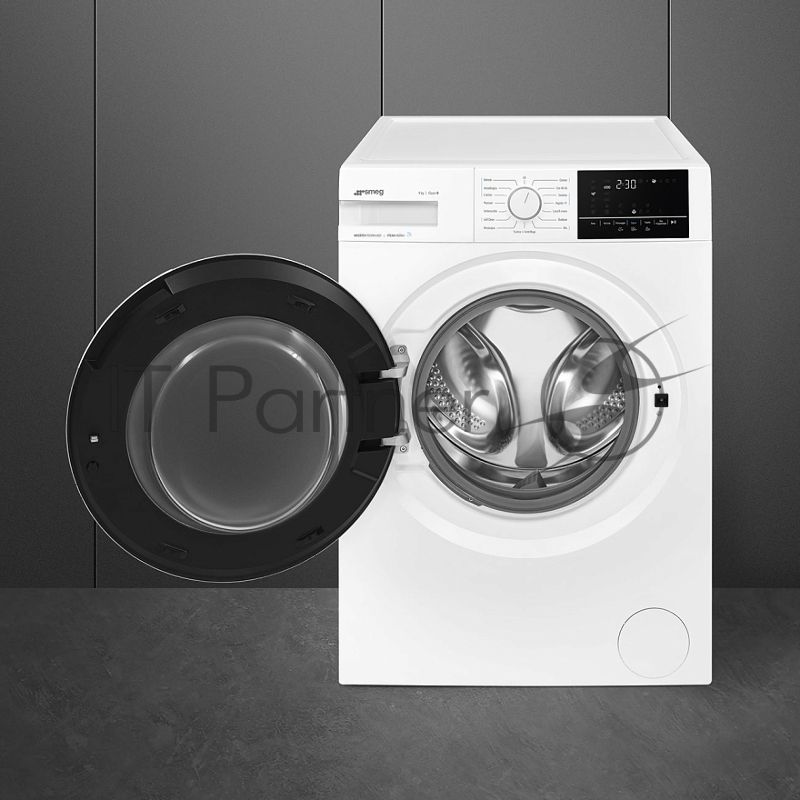 Стиральная машина SMEG WN94SEB белый, загрузка фронтальная 9 кг, 1400 об/мин, класс А+++
