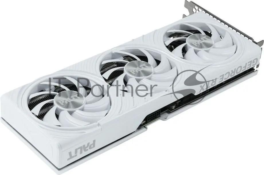 Видеокарта Palit GeForce RTX 5070 WHITE OC, 12 GB GDDR7, 192 bit, 3xDisplayPort, HDMI, GPU 2325 MHz