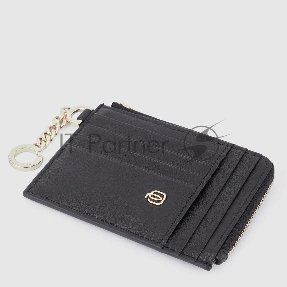 Картхолдер Piquadro Circle PP5910W92R/N натуральная кожа, черный