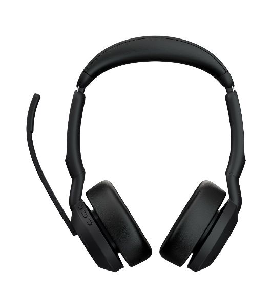 Гарнитура Jabra Evolve2 55 чёрный, беспроводная, Bluetooth, до 18 ч + стойка