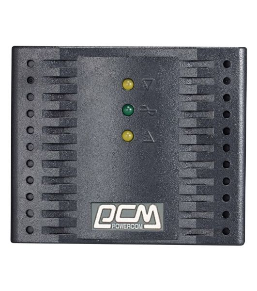 Стабилизатор напряжения Powercom Voltage Regulator, 3000VA, Black, Schuko