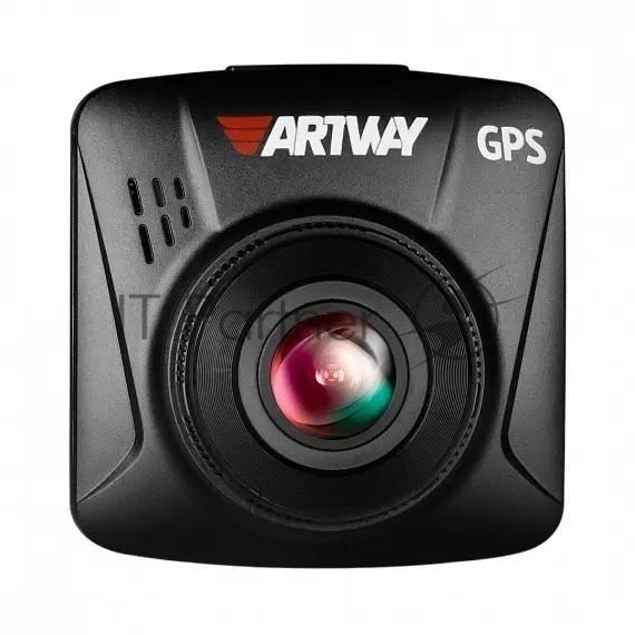 Видеорегистратор Artway AV-397 GPS Compact черный 12Mpix 1080x1920 1080p 170гр. GPS