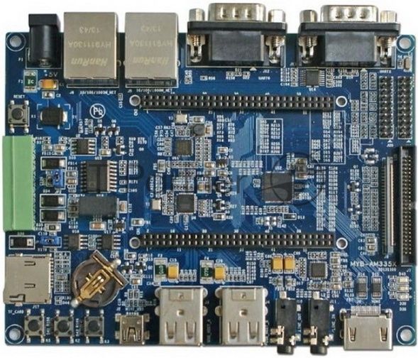 Плата разработки Myir MYD-C3352-512N512D-80-C 800MHz AM3352, 512MB DDR3, 512MB Nand