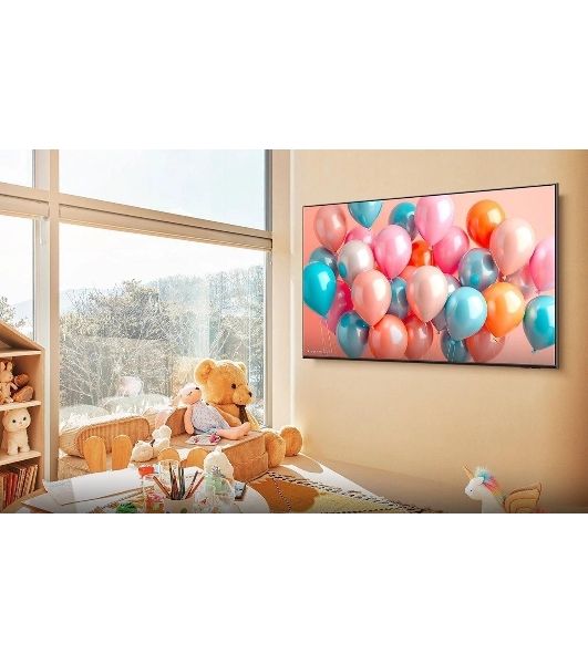 Телевизор Samsung 55" QE55Q7FAAUXRU черный QLED 4K UHD 100Hz Smart TV