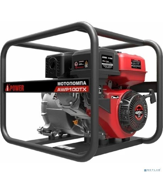 Мотопомпа A-ipower бензиновая для сильно загрязненной воды AWP100TX 30341