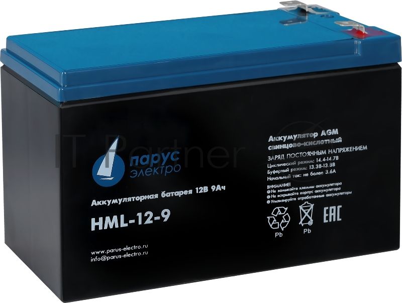 Батарея для ИБП Парус Электро, профессиональная серия HML-12-9