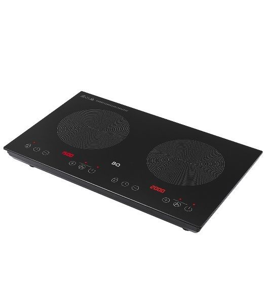 Плита настольная индукционная BQ HP105W чёрный, 3.5 кВт, индукция, конфорки - 2, стеклокерамика, сенсор
