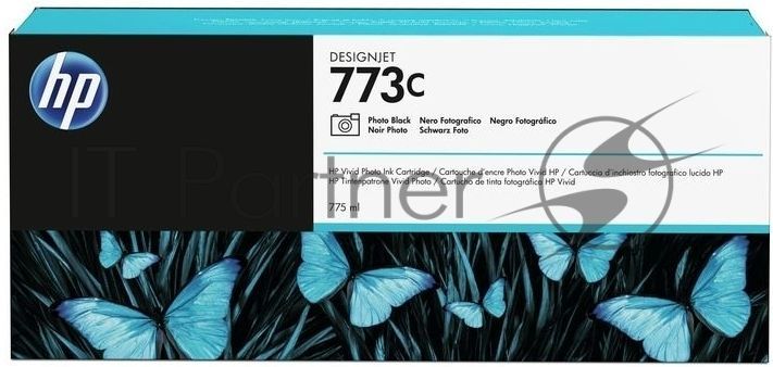 Картридж струйный HP 773C (C1Q43A) фото черный для HP Designjet Z6600/Z6800 (775мл)