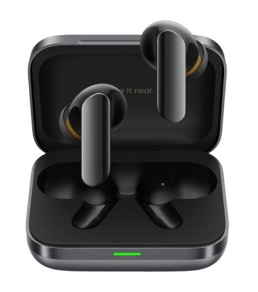 Наушники TWS Realme Buds Air 7 Pro RMA2407 черный/темно-серый, внутриканальные, Bluetooth, активное шумоподавление, до 9 ч