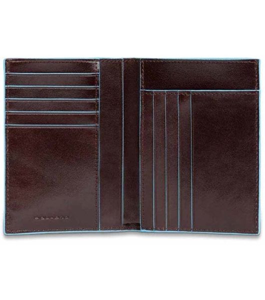 Кошелек мужской Piquadro Blue Square PU1393B2/MO, натур.кожа, красное дерево