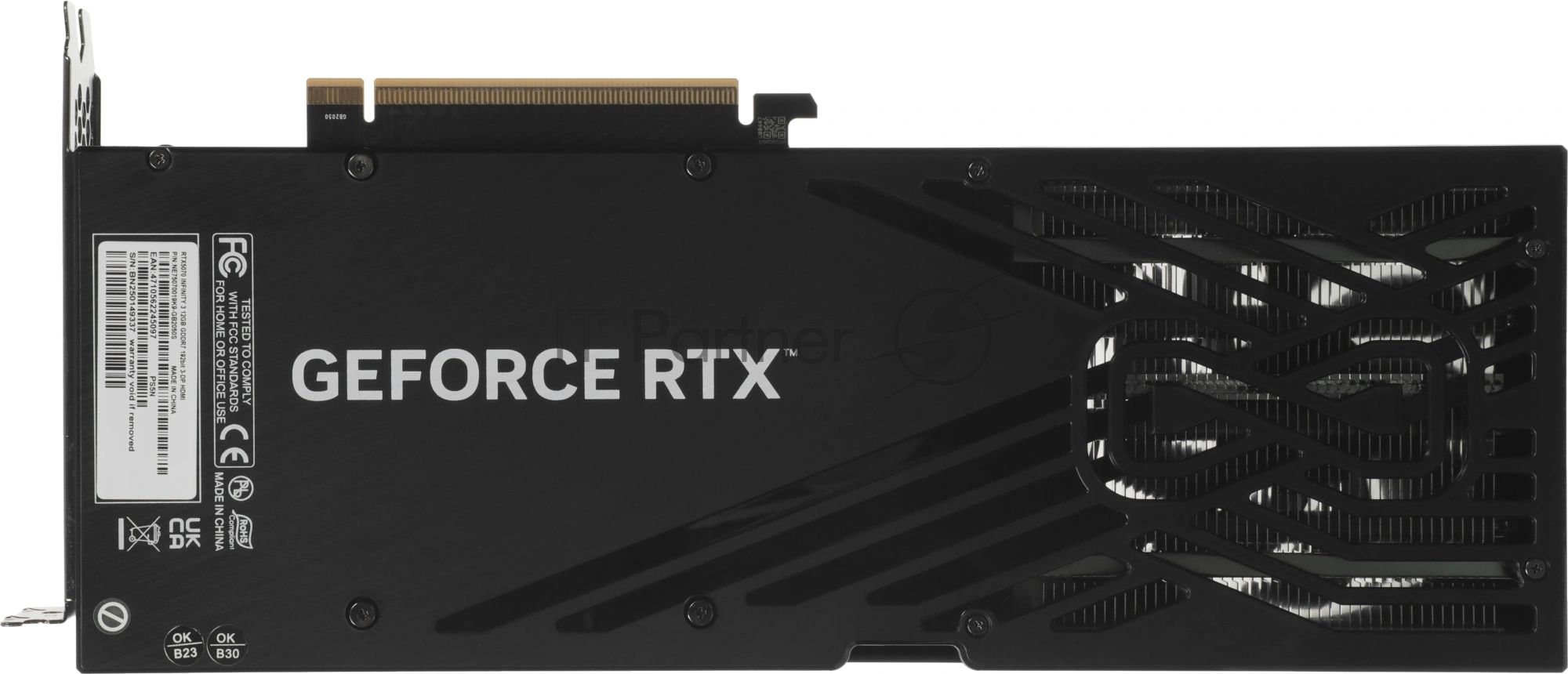 Видеокарта Palit GeForce RTX 5070 INFINITY 3, 12 GB GDDR7, 192 bit, 3xDisplayPort, HDMI, GPU 2325 MHz