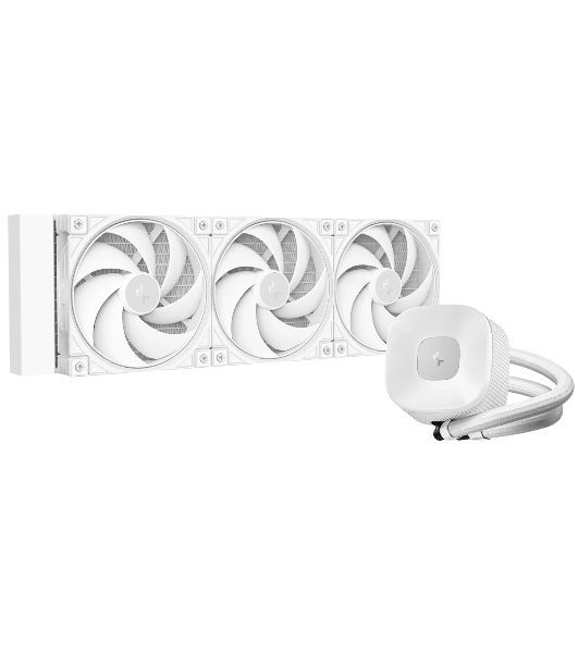 Система водяного охлаждения Deepcool LE360 V2 Pure Soc-AM5/AM4/1200/1700/1851 белый 4-pin 19-31.6dB Al 250W 1554gr Ret (R-LE360PURE-WHLNMD-G-1)