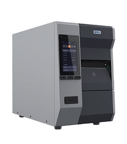 Принтер этикеток термотрансферный iDPRT iK4 Industrial 300 dpi, 254 мм/cек, Bluetooth, Ethernet, USB, серый
