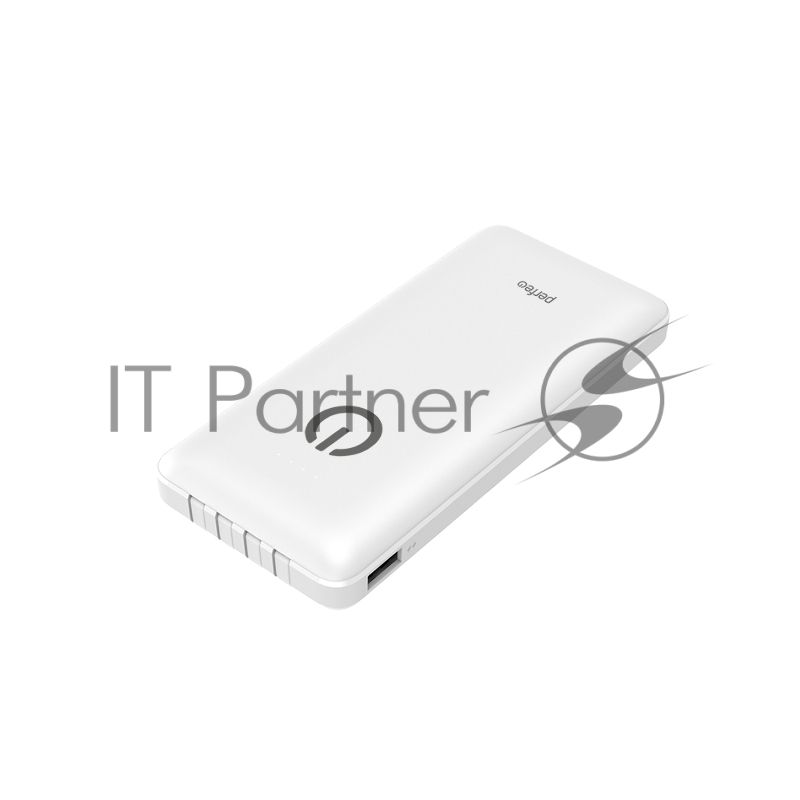 Портативный аккумулятор Powerbank Perfeo ABSOLUTE 10000mah In Micro usb,USB/Out USB,Micro usb,Type-C,Lightning, 2.1А/белый (PF_B4879)