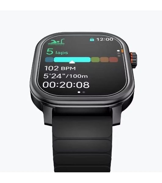 Умные часы KOSPET Pulse, 1.96" AMOLED, Bluetooth 5.3, GPS, IP68, серый