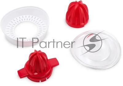 Соковыжималка Maxwell MW-1109(W) белый/красный, цитрусовая, 25 Вт, 700 мл, механическое