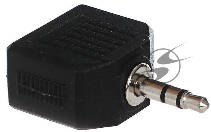 Переходник разветвитель аудио VCOM 3.5 Jack (M) - 2x3.5 Jack (F), стерео <VAD7847>