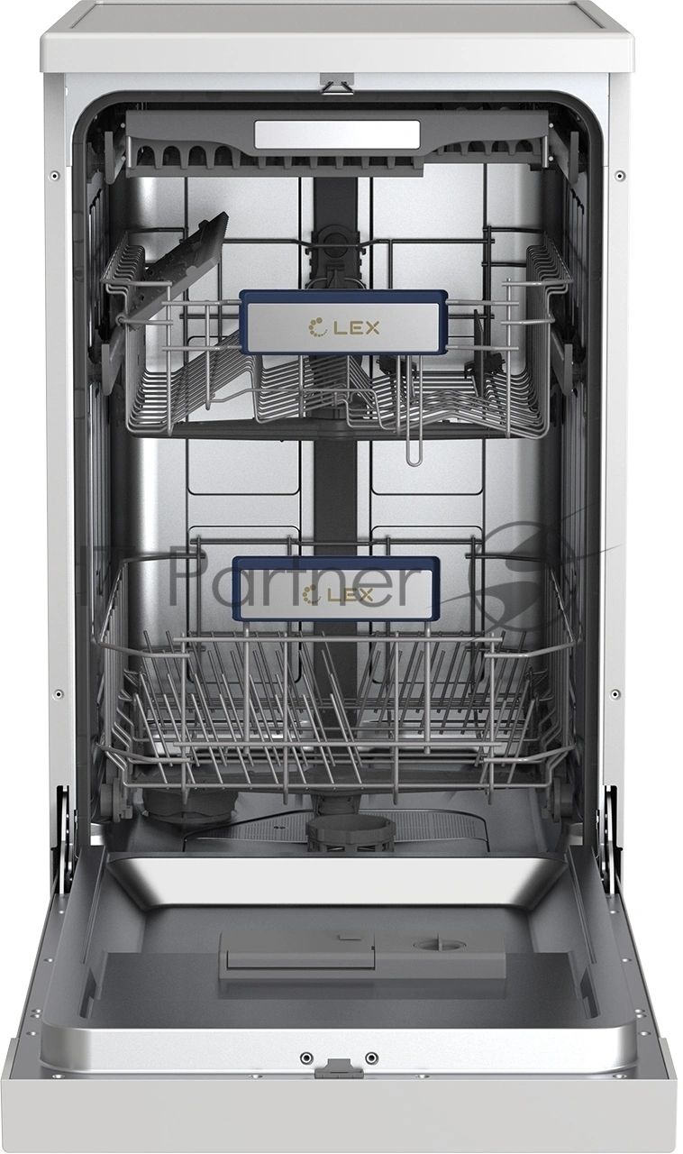 Посудомоечная машина LEX DW4563N WH, белый, 44.8 см, 11 компл., 49 дБ, класс А