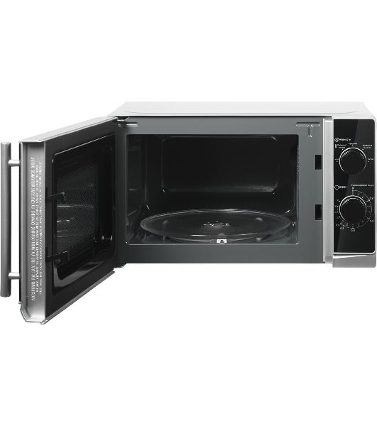 Микроволновая печь home HMM207ES черный/серебристый, 20 л, 700 Вт, переключатели - поворотный механизм