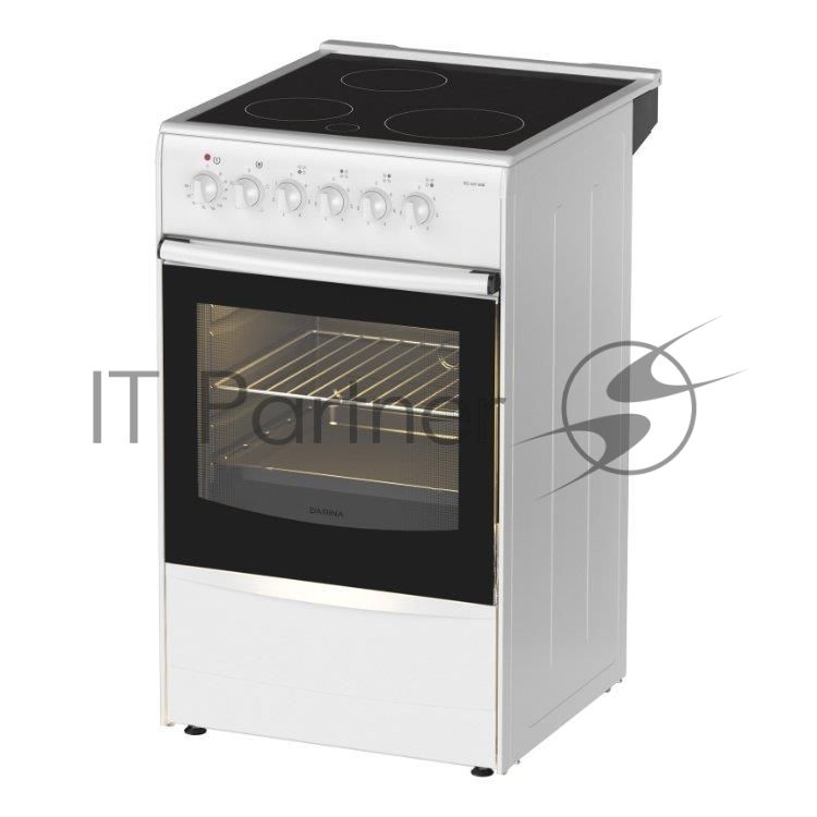 Плита электрическая Darina 1B EC 331 606 W белый/черный, конфорок 3 шт, духовка 50 л, 50 см x 85 см x 56 см