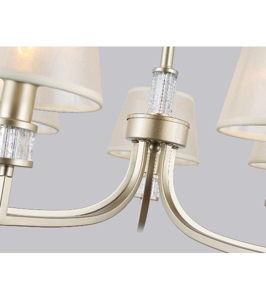 Люстра Ambrella light LH71214/5 CGD золото E14/5 max 40W D620*740