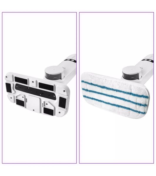 Паровая швабра KITFORT KT-1015 белый, вертикальный, 1300 Вт, 30 г/мин, 330 мл
