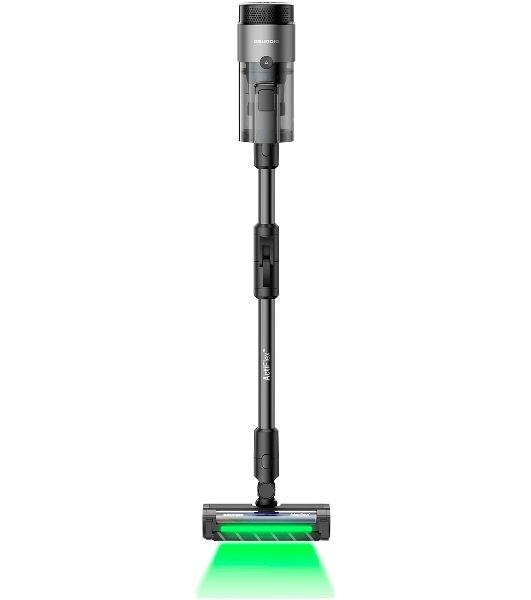 Пылесос вертикальный Grundig VCP 9431 PRO черный титан, питание от аккумулятора, 150 Вт, уборка суxая/влажная, пылесборник 0,5 л