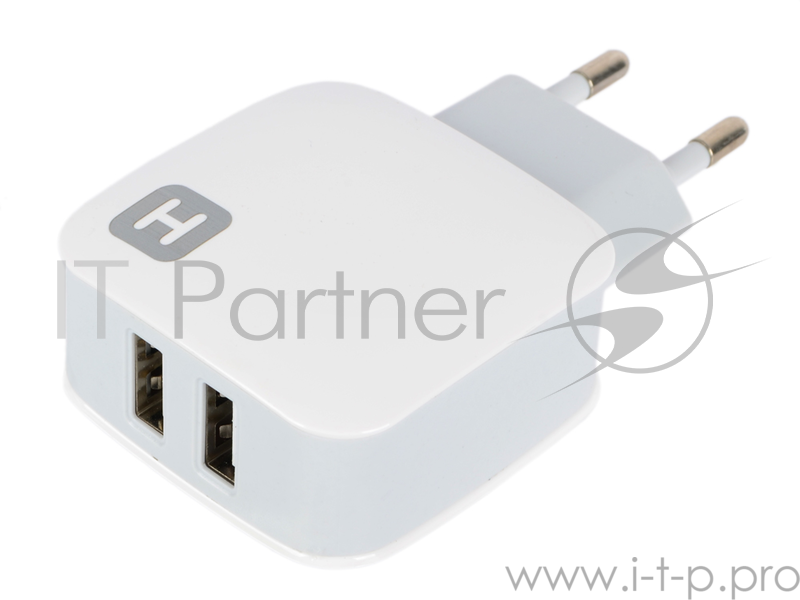 Сетевое зарядное устройство Harper WCH-8220 белый, 2хUSB, 2,4A