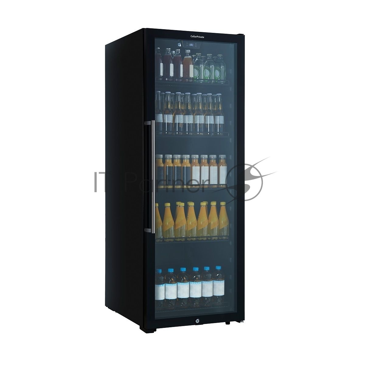 Винный шкаф CellarPrivate CP155AB чёрный, 410 л, 1 отсек, 152 бут., класс A