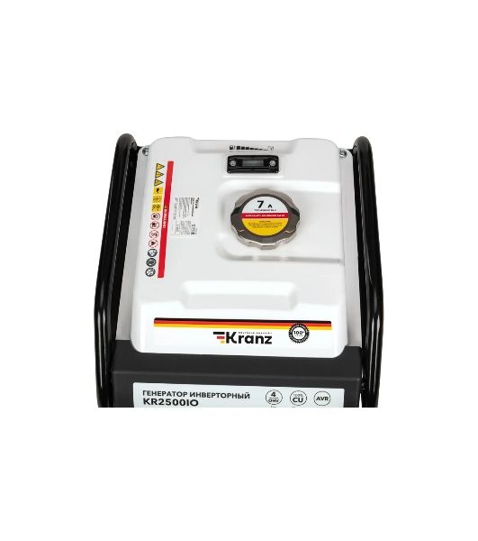 Электрогенератор бензиновый инверторный Kranz KR2500IO, 2.5 кВт, 96 дБ, 27 кг