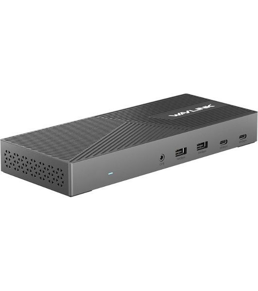 USB-концентратор WAVLINK USB-C Triple Display 4K@60Hz Universal /100W PowerDelivery Include 20V/8A Power Adapter/ 4xUSB3.0/3xUSB C/2xDP 4K 60HZ/3xHDMI 4K 60HZ/1xGigabit LAN/1xAudio In/Out