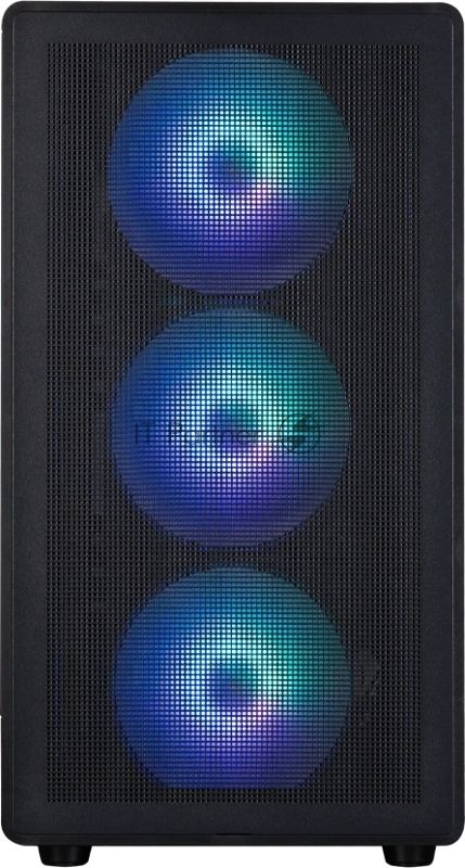 Компьютерный корпус ZALMAN M5, MATX, BLACK, WINDOW, 1xCombo (3.5'' or 2.5''), 1x3.5", 2x2.5", 1xUSB2.0, 1xUSB3.0, 1xUSB Type-C, FRONT 3x120мм ARGB, REAR 1x120мм ARGB