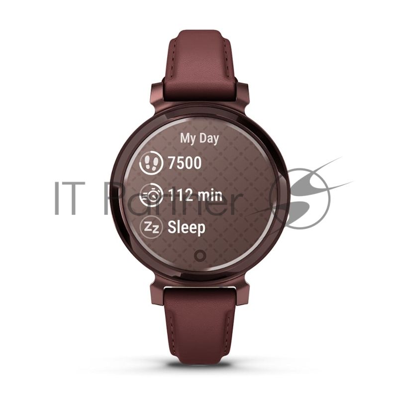 Смарт-часы Garmin Lily 2 Classic темно-бронзовый, ежевичный кожаный ремешок 35,4мм