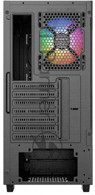 Компьютерный корпус Powercase Mistral AY4B ARGb, Tempered Glass, 4x 120мм ARGb Fans, черный, ATX (CMAYB-A4)