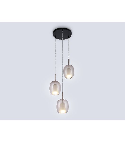 Подвесной светильник Ambrella light LH11156/3 BK/WH/TI черный/белый/янтарь E27*3 max 60W D425*1500