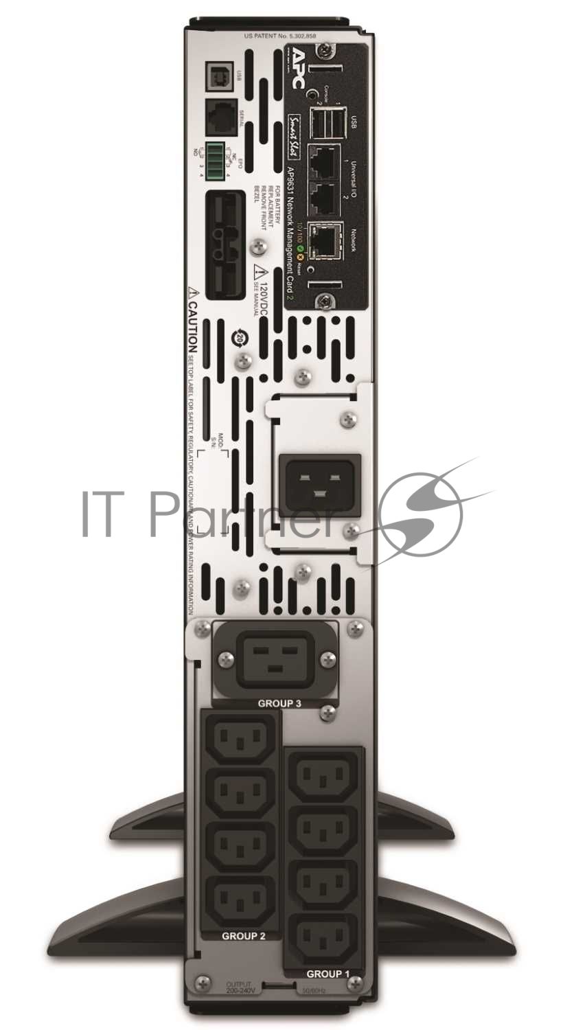 Источник бесперебойного питания APC Smart-UPS X SMX3000RMHV2UNC 2700Вт 3000ВА черный