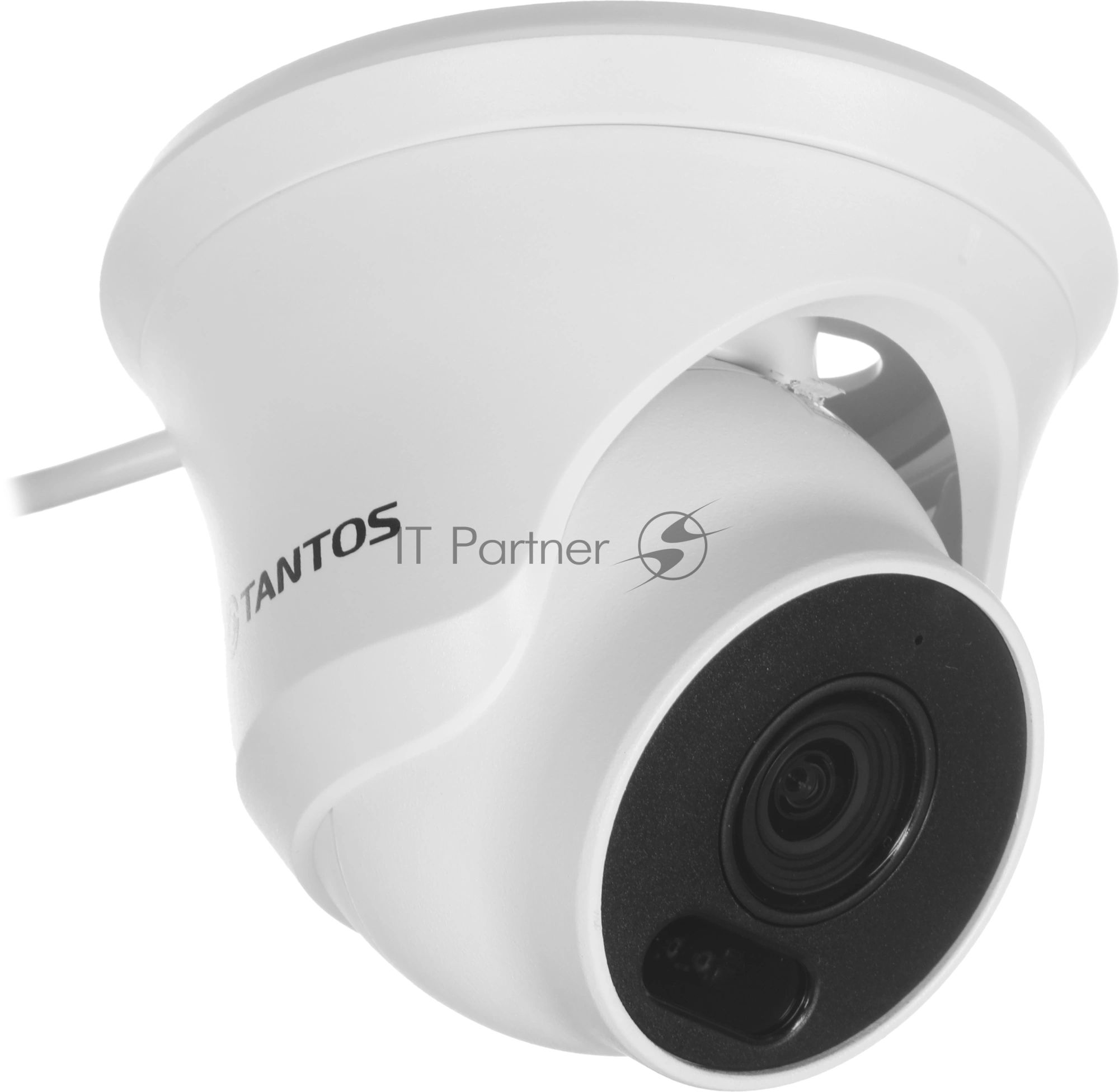 Камера видеонаблюдения аналоговая Tantos TSc-E2FA 3.6-3.6мм HD-CVI HD-TVI цв. корп.:белый/черный