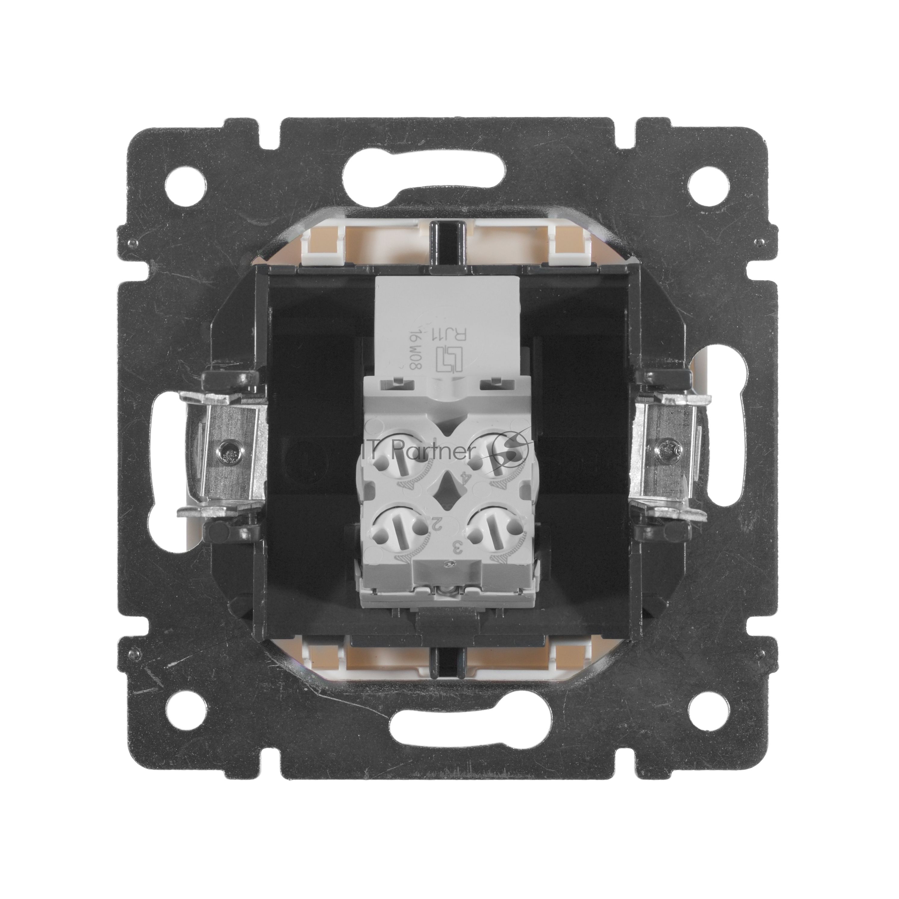 Legrand Legrand 774438 Розетка телефонная Valena RJ11 4 контакта 1 коннектор (белая)