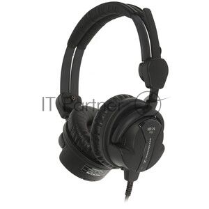 Проводные наушники Sennheiser HD 26 Pro черный, накладные, Jack 3.5/6.3 мм, складная чашка