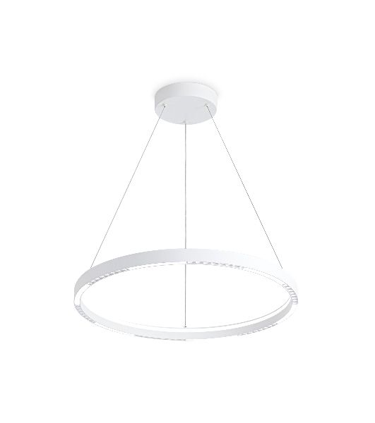 Подвесной светодиодный светильник Ambrella light FL5851 WH белый 35W 3000K/4200K/6400K D600*600 (без ПДУ)