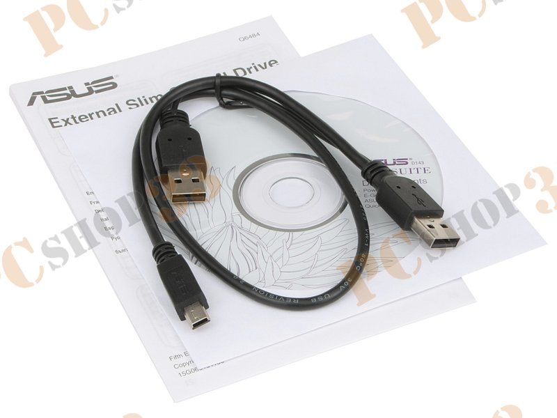 Оптический привод внешний ASUS SDRW-08D2S-U LITE/BLK/G/AS retail, dvd-rw, external