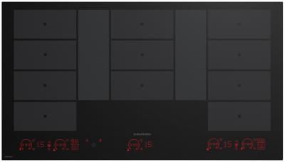 Индукционная варочная поверхность Grundig GIEI938980I, 13 конфорок, с зоной расширения, стеклокерамика, 7400 Вт